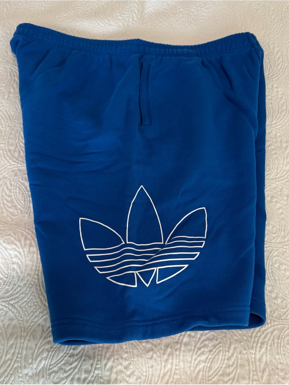 Adidas ORIGINALS - Big Logo - Men’s Pocket Shorts - Size XXL - BLUE